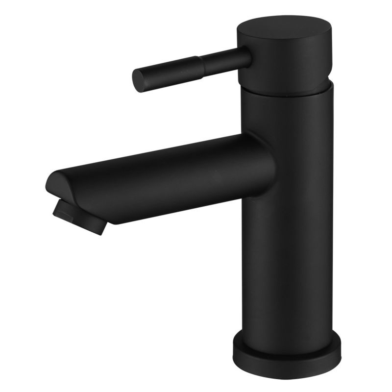 Solo mezclador de acero inoxidable del lavabo de la manija del solo agujero SUS304 en oro del SN de Matte Black Chrome