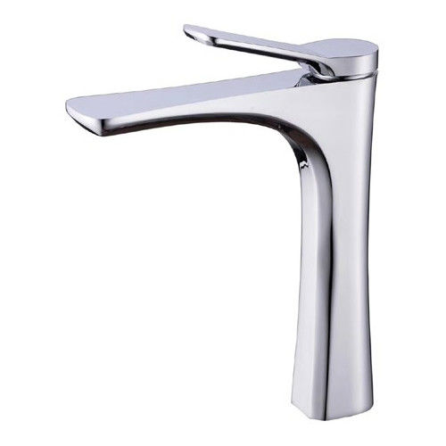 Solo mezclador del lavabo de la manija del solo agujero moderno de cobre amarillo en Chrome Matte Black Gold Grey