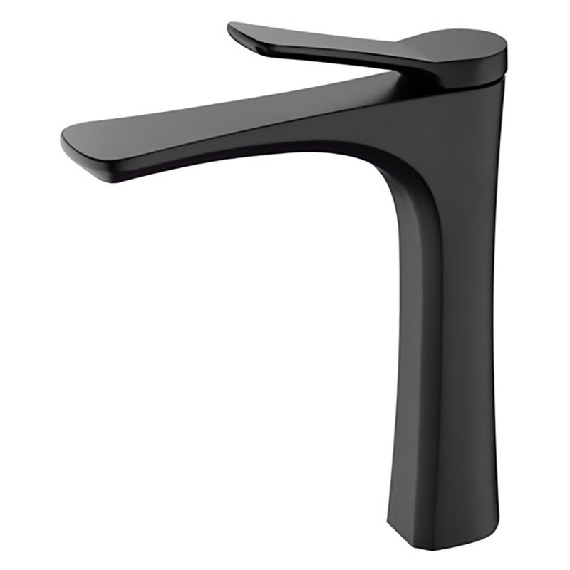 Solo mezclador del lavabo de la manija del solo agujero moderno de cobre amarillo en Chrome Matte Black Gold Grey