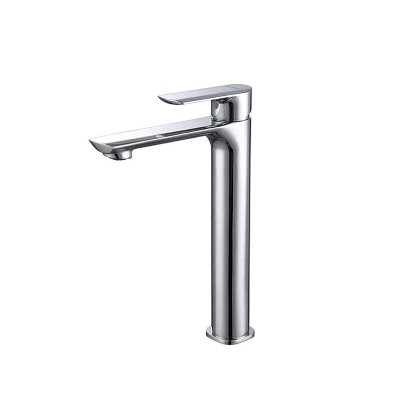 Solo golpecito de mezclador del lavabo de la manija agujero de cobre amarillo del buque del solo en Chrome Matte Black Grey Gold