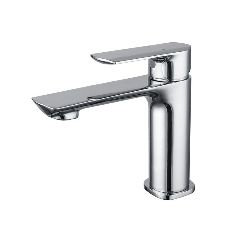 Solo mezclador del lavabo de la manija del solo agujero moderno de cobre amarillo en Chrome Matte Black Gold Grey