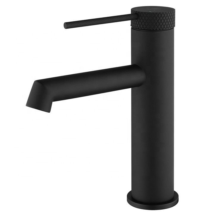 Solo mezclador del lavabo de la manija del solo agujero moderno de cobre amarillo en Chrome Matte Black Gold Grey