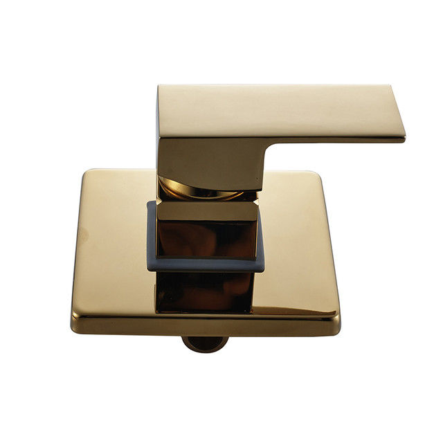 La presión de Chrome Matte Black Square Shower Handle equilibró el 1/2 en áspero en equipo de ajuste de la válvula